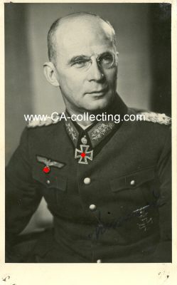 REINHARDT, Hans Georg. Generaloberst des Heeres,...