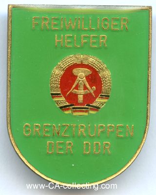 ABZEICHEN FREIWILLIGER HELFER - GRENZTRUPPEN DER DDR....