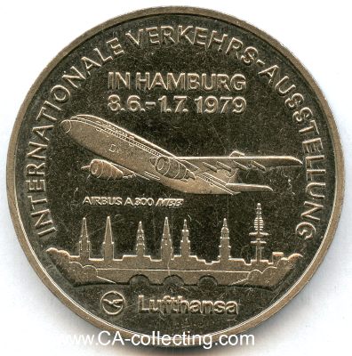 DEUTSCHE LUFTHANSA (DHL). Medaille 1979 zur...