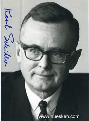 Photo 2 : SCHILLER, Prof. Dr. Karl. Bundesminister für...