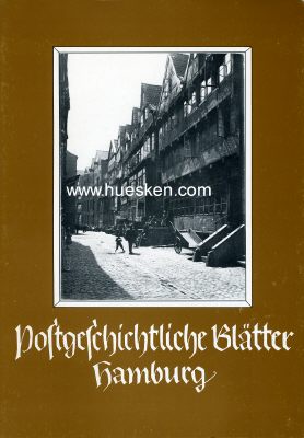 Photo 3 : POSTGESCHICHTLICHE BLÄTTER HAMBURG. Lot von 7 Heften...