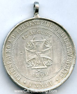 Photo 2 : UNNAU. Medaille zur Erinnerung an die Fahnenweihe des...