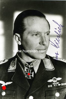 KIESLICH, Franz. Major der Luftwaffe, Kommodore...
