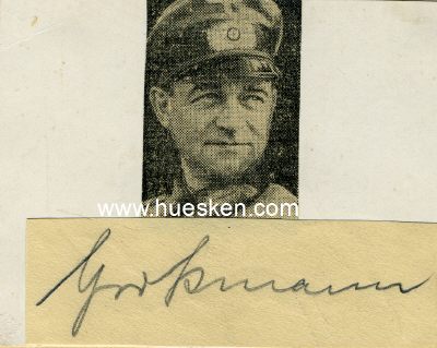 GROSSMANN, Horst. General der Infanterie, Kommandierender...