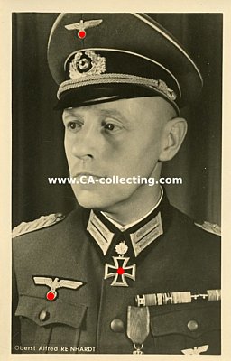 HOFFMANN-PORTRÄT-POSTKARTE Oberst Alfred Reinhardt....