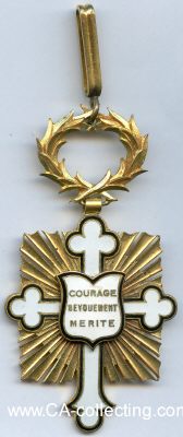 ORDEN 'COURAGE DEVOUEMENT MERITE' Kommandeurkreuz....