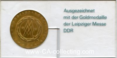 Photo 3 : INTERNATIONALE LEIPZIGER MESSE 1975. Medaille 'Für...