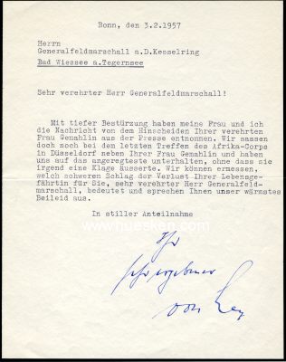 Photo 2 : LEX, Hans Ritter von. Bayerischer Offizier, 1949...