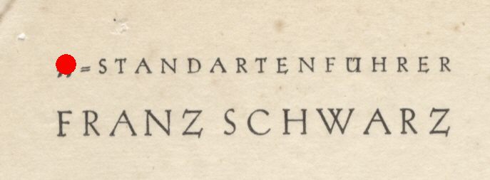Foto 2 : SCHWARZ, Franz. SS-Brigadeführer der Allgemeinen SS...