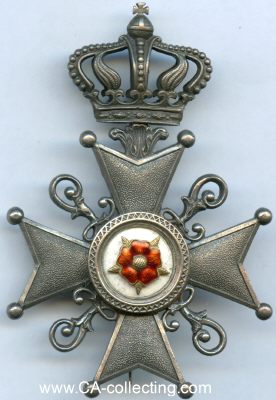 LEOPOLD-ORDEN. Steckkreuz mit Krone (verliehen...