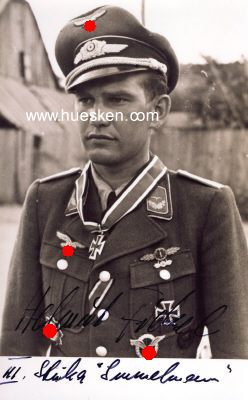 Foto 2 : FICKEL, Helmut. Leutnant der Luftwaffe im...