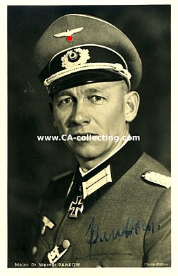PANKOW, Dr. Werner. Major des Heeres im...