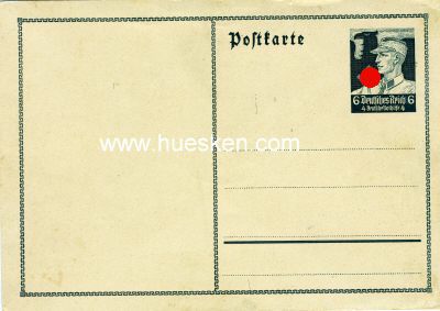 GANZSACHE-POSTKARTE Nothilfekarte 1934
