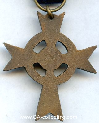 Foto 2 : ORDEN SIGNUM FIDEI. Bronzenes Verdienstkreuz. 41x35mm am...