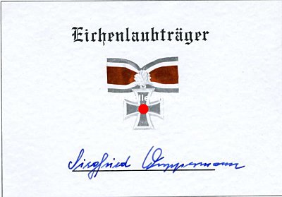 WUPPERMANN, Siegfried. Kapitänleutnant der...