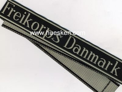 SS-ÄRMELBAND 'Freikorps Danmark', Bevo-Marke. Sehr...