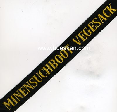 BM-MÜTZENBAND 'Minensuchboot Vegesack'