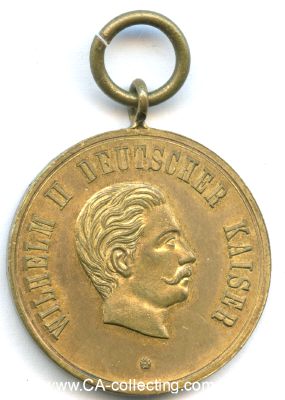 DEUTSCHER KRIEGERBUND. Medaille um 1890. Kopf Kaiser...