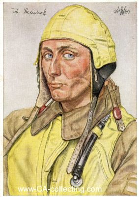 WILLRICH-POSTKARTE Oberleutnant Steinhoff,...