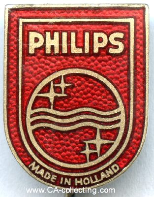 PHILIPS (Elektronik) Amsterdam. Firmenabzeichen um 1960....