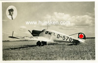 PHOTO-POSTKARTE 'Spezialrundflugmaschine Junkers F 13 -...