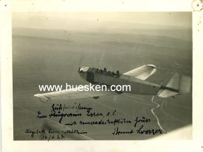 LOERZER, Bruno. Jagdflieger des I. Weltkrieges,...