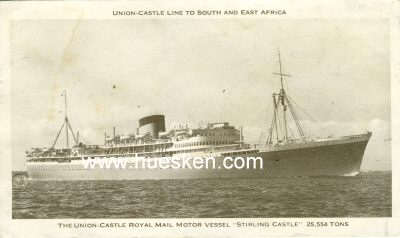 PHOTO-POSTKARTE 'The Union-Castle Royal Mail Motor Vessel...