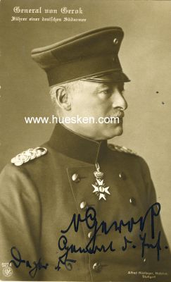 GEROK, Friedrich von. Württembergischer General der...