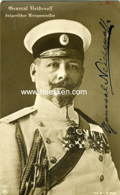 NEIDENOFF, Kalin. Bulgarischer General und Kriegsminister...
