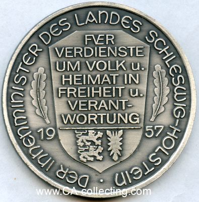 Foto 2 : SCHLESWIG-HOLSTEIN. Freiherr-vom-Stein-Medaille....