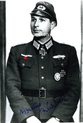 RICHTER, Bruno. Rittmeister des Heeres, Führer...