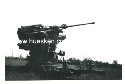 PHOTO 6x9cm: Flugabwehrkanone.