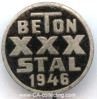 BETON STAL 1946 (Warschau). Firmenabzeichen....