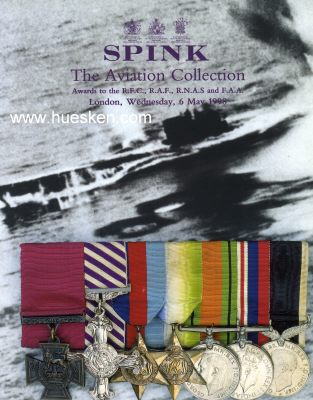 SPINK AUKTIONSKATALOG 'The Aviation Collection' London 6....