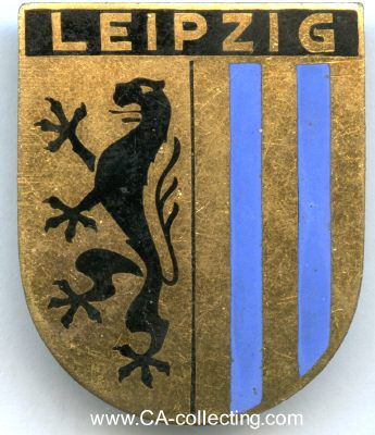 LEIPZIG. Ansteckabzeichen um 1930 mit Stadtwappen....