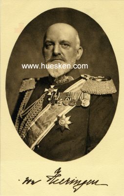 PHOTO-PORTRÄTPOSTKARTE (General) von Heeringen....