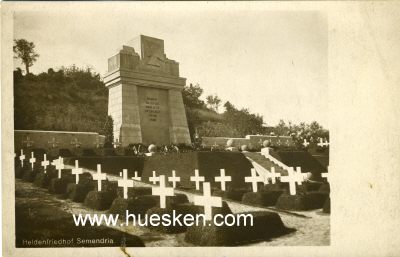 POSTKARTE SEMENDRIA. 'Heldenfriedhof Semendria'.