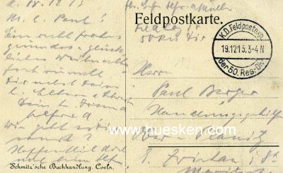 Photo 2 : POSTKARTE RETHEL. 'Zerstörte Brücken'. 1915 als...