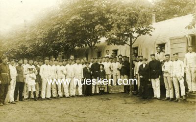 PHOTO 9x13cm: Soldaten im Lockstedter Lager. 1915 als...