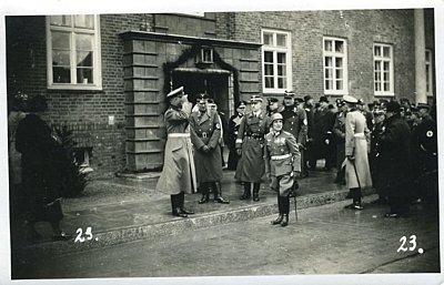 PHOTO 9x14cm: Hohe Partei- und Wehrmachtsführer beim...
