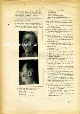 Photo 2 : ANLAGE ZUM HEERES-VERORDNUNGSBLATT 1944 5. Ausgabe. 8...