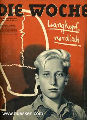 Foto 8 : DIE WOCHE. (Familienillustrierte).<br>Jahrgang 1935:...