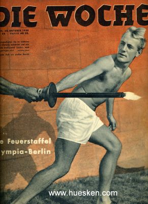 Foto 9 : DIE WOCHE. (Familienillustrierte).<br>Jahrgang 1935:...