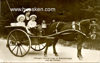 PHOTO-POSTKARTE Herzogin Victoria Luise zu Braunschweig...