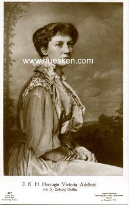 PHOTO-POSTKARTE I.K.H. Herzogin Victoria Adelheid von...