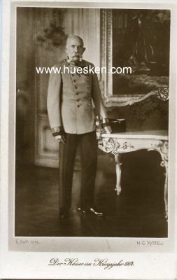 PHOTO-POSTKARTE Der Kaiser im Kriegsjahr 1914