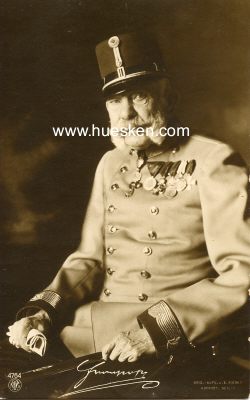 PHOTO-POSTKARTE Der Kaiser Franz Josef I.