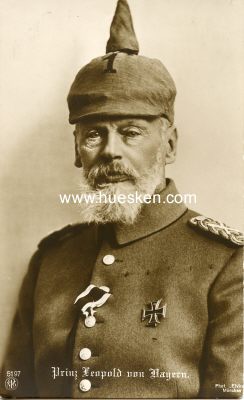 PHOTO-POSTKARTE Prinz Leopold von Bayern