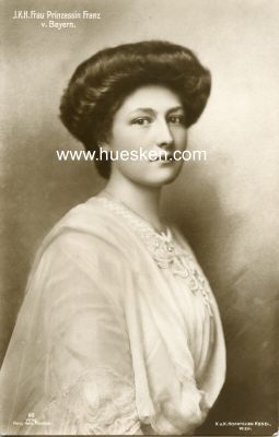 PHOTO-POSTKARTE I.K.H. Prinzessin Franz v. Bayern