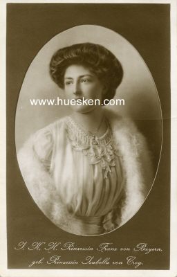 PHOTO-POSTKARTE I.K.H. Prinzessin Franz von Bayern, geb....